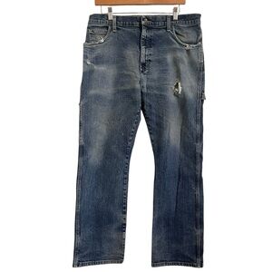 Dickies Carpenter Blue Denim Vintage Jeans Mens 34x30